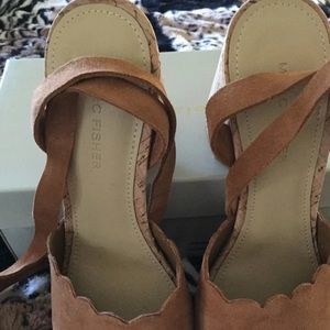 Marc Fisher Ankle Tie Sandals..NWOT